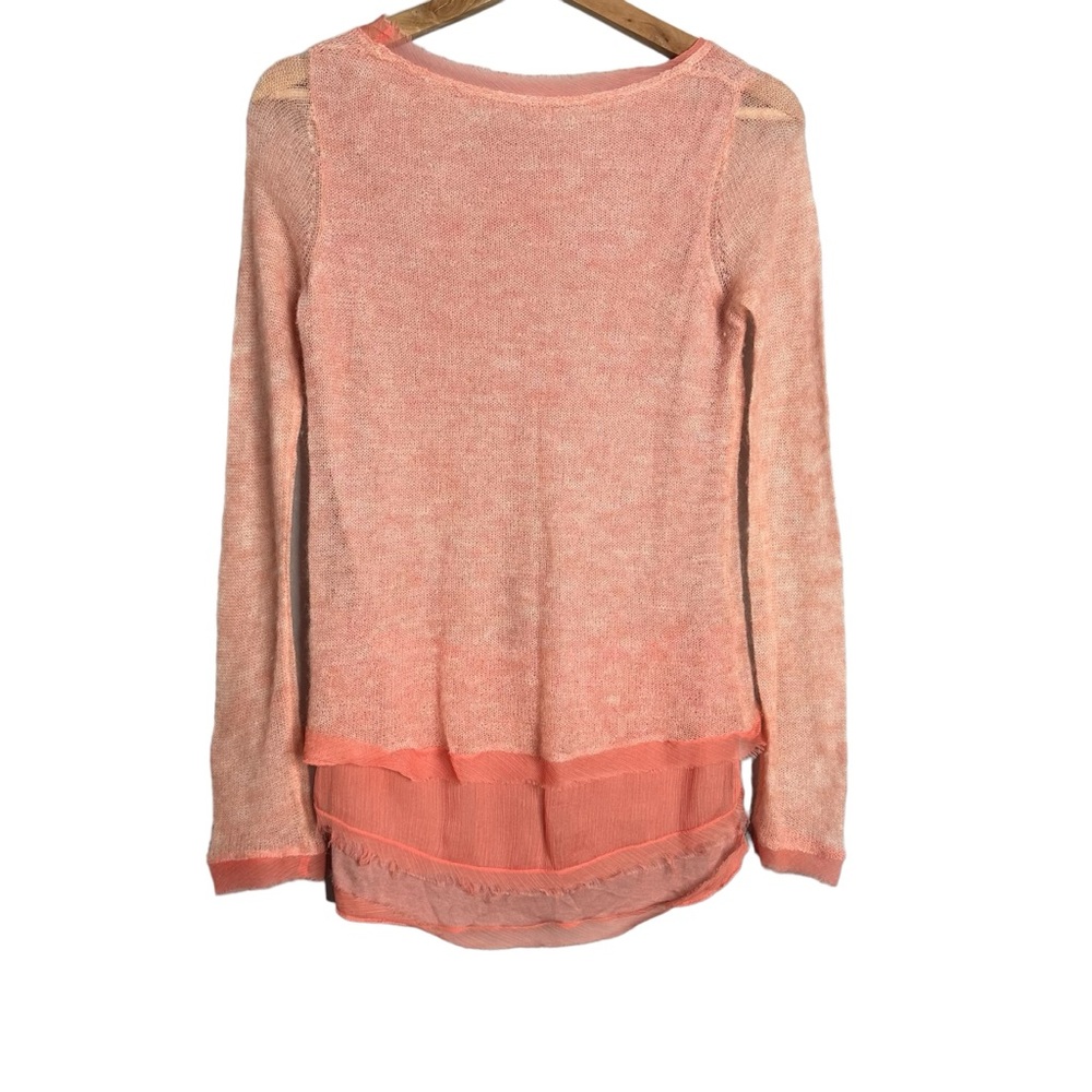 Anthropologie Knitted & Knotted Irina Alpaca Layered Sweater - Picture 9 of 11
